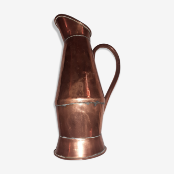 Copper wine pitcher