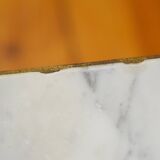 White marble coffee table vintage 60s