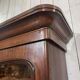 19th century English mahogany two-part bookcase