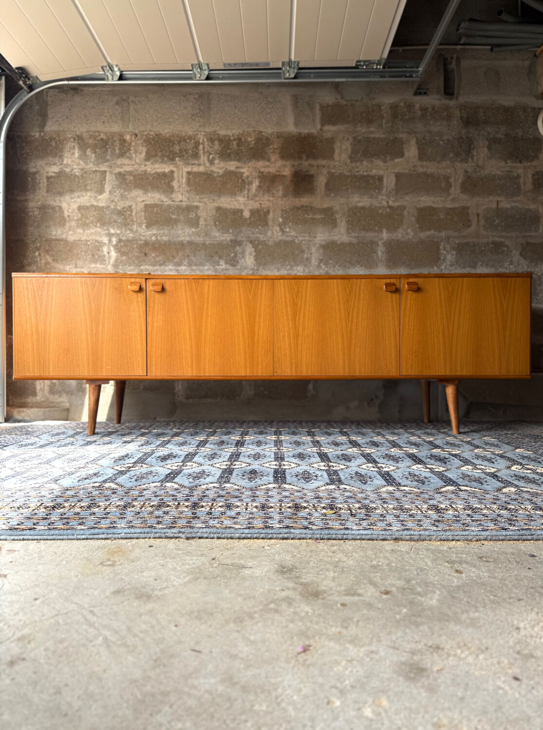 Vintage Scandinavian teak sideboard, 1970.