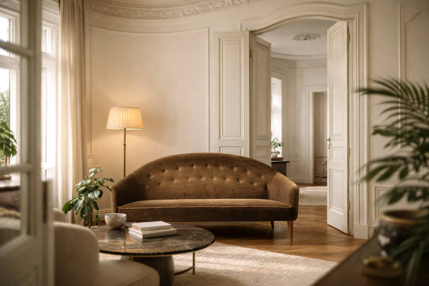 Vintage Mid-Century Scandinavian Modern Paradiset Sofa by NK