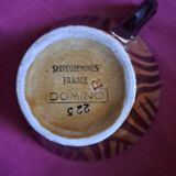 6 cups Sarreguemines, model Domino