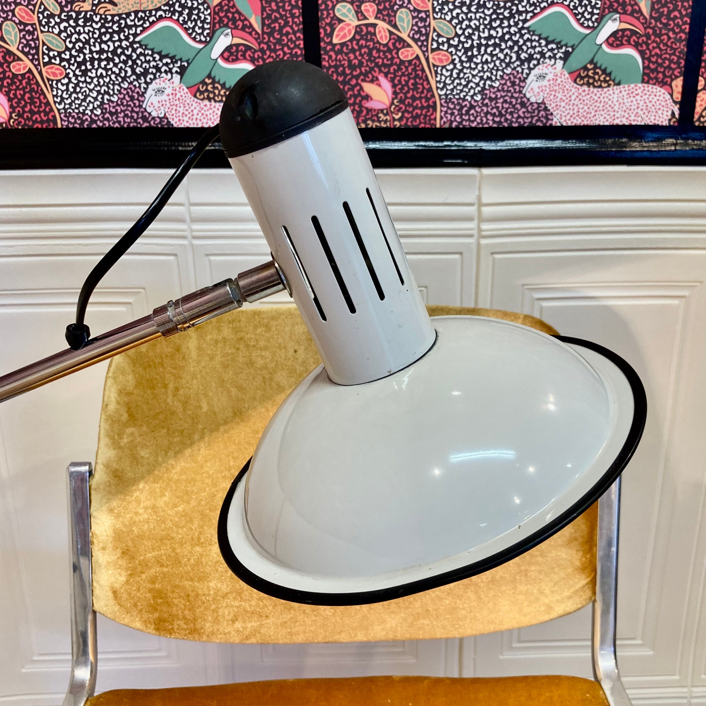 Large modular industrial lamp 1970.