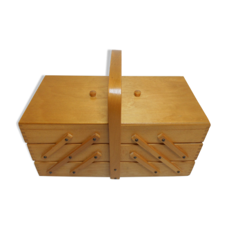 Vintage sewing basket