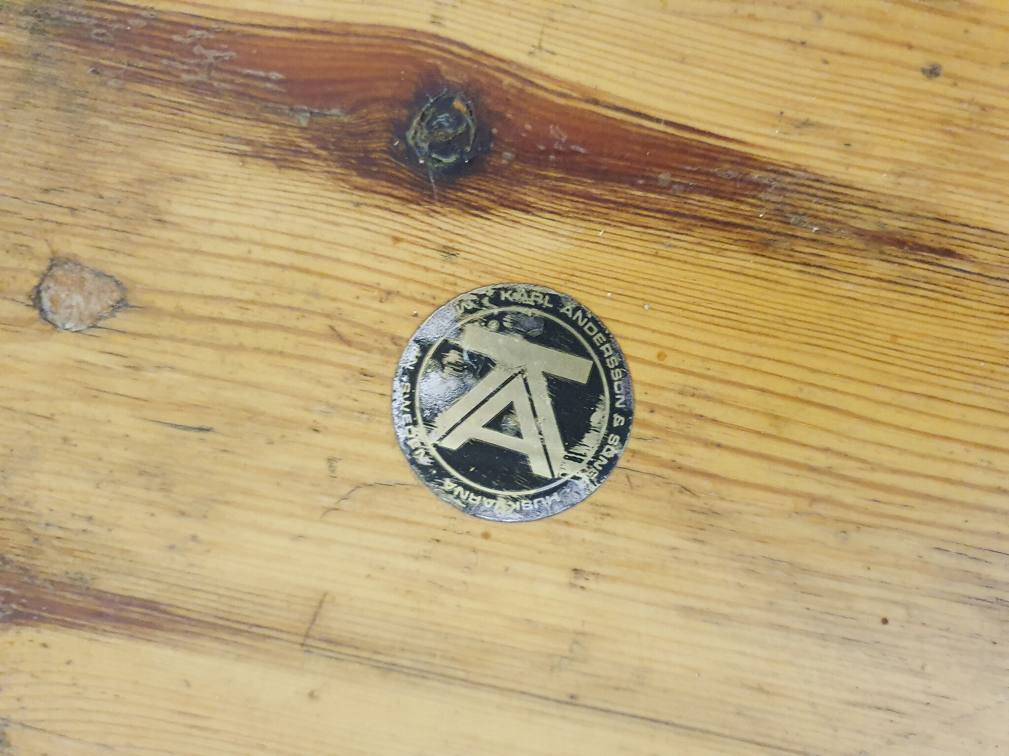 Table à manger en pin, Roland Wilhelmsson pour Karl Andersson et sonner, Suède, années 1960