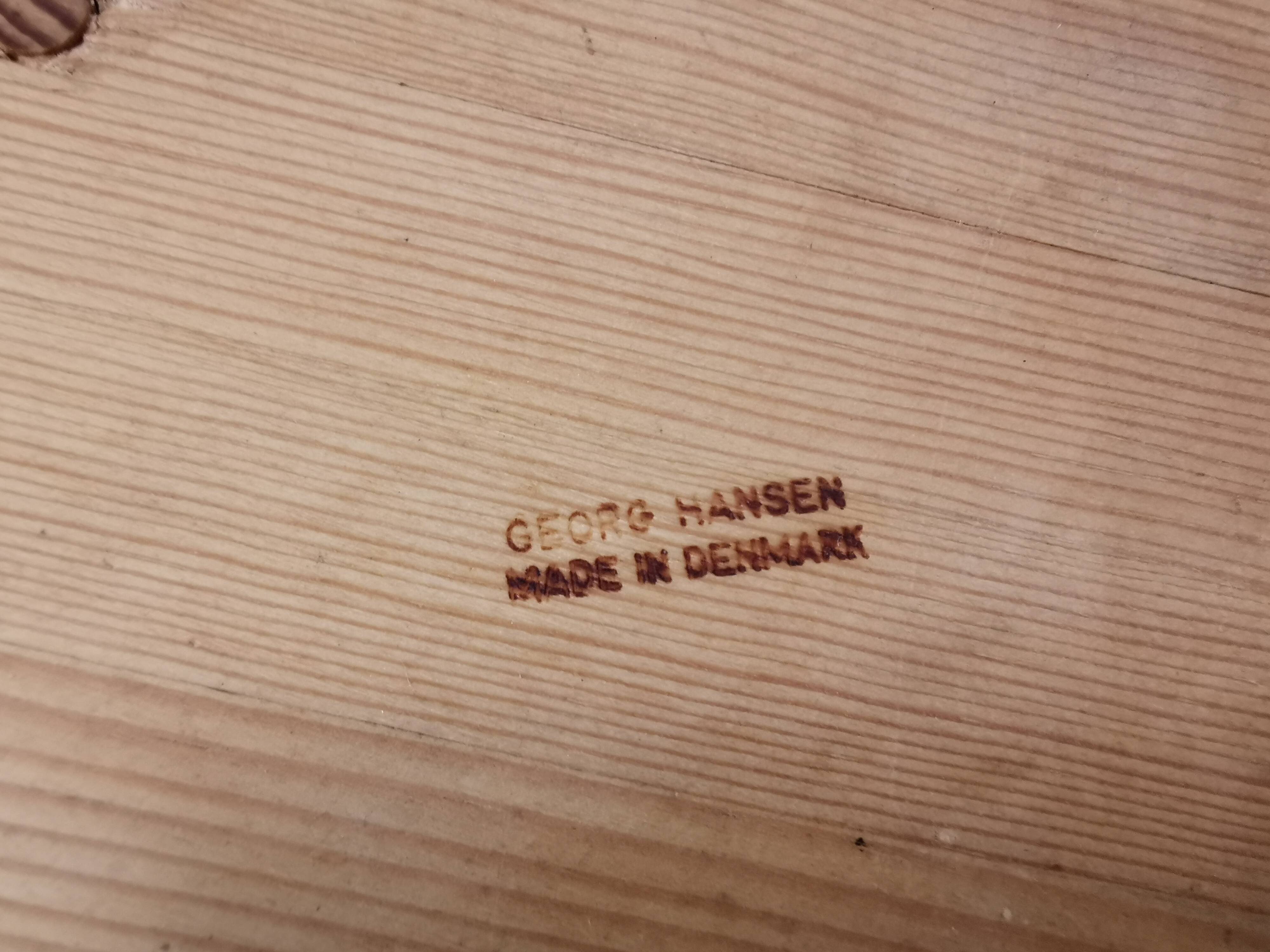 Danish bowl in turned wood 1970s