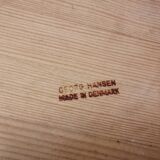 Danish bowl in turned wood 1970s