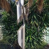 70s design stainless lamp
