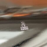 Vintage German floral metal plate by WMF