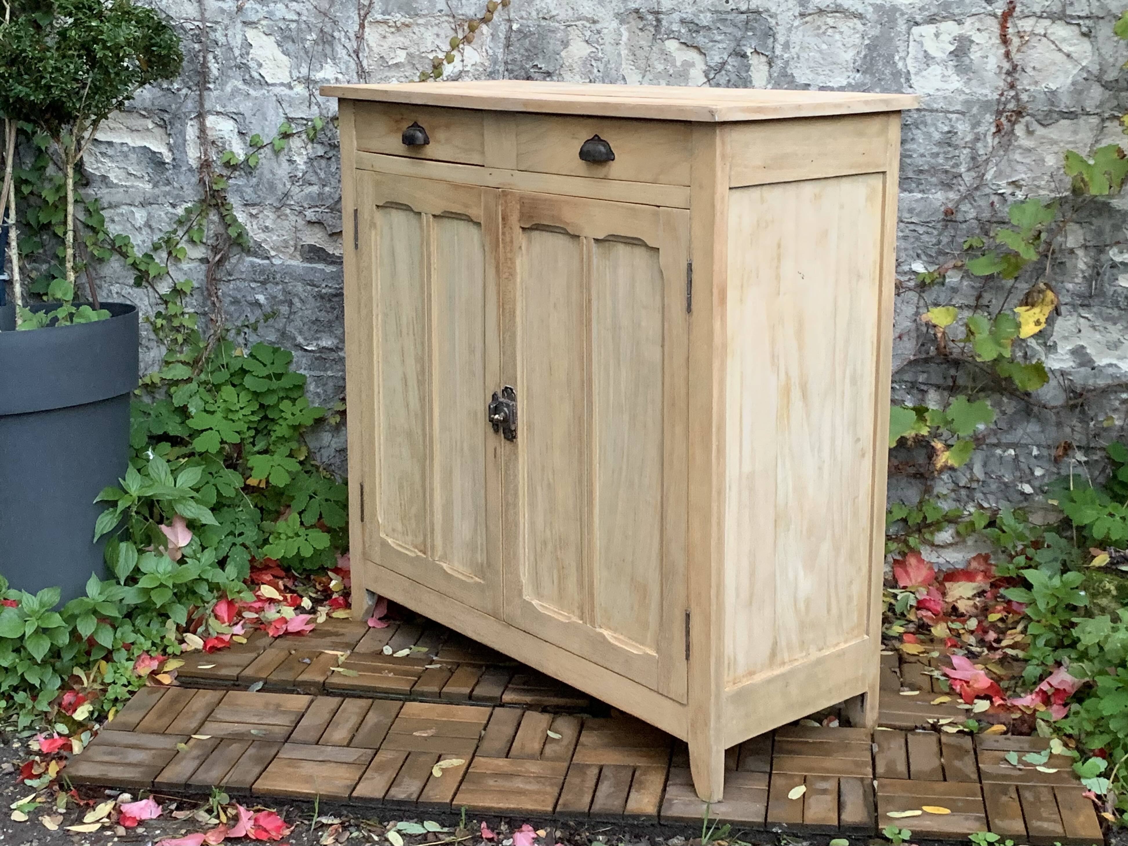 Buffet parisien ancien bois brut