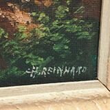 Painting / canvas / painting Ch. Reinhard - Good condition