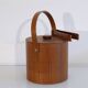 Vintage teak ice bucket 1960s