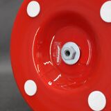 Opaline glass mushroom table lamp, Space Age, Czechoslovakia, 1970s