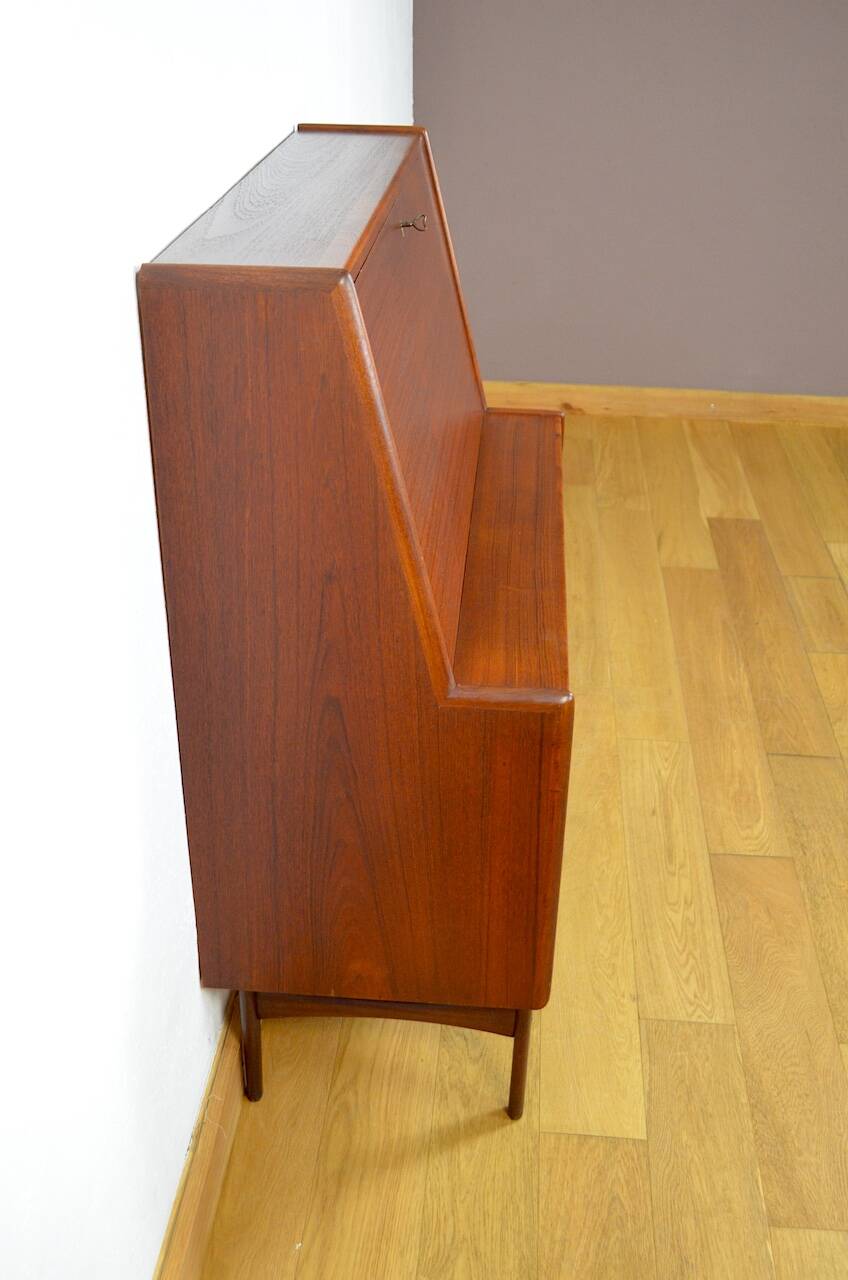 Danish Teak Secretary By Arne Hovmand-Olsen Mogens Kold Edition 1960