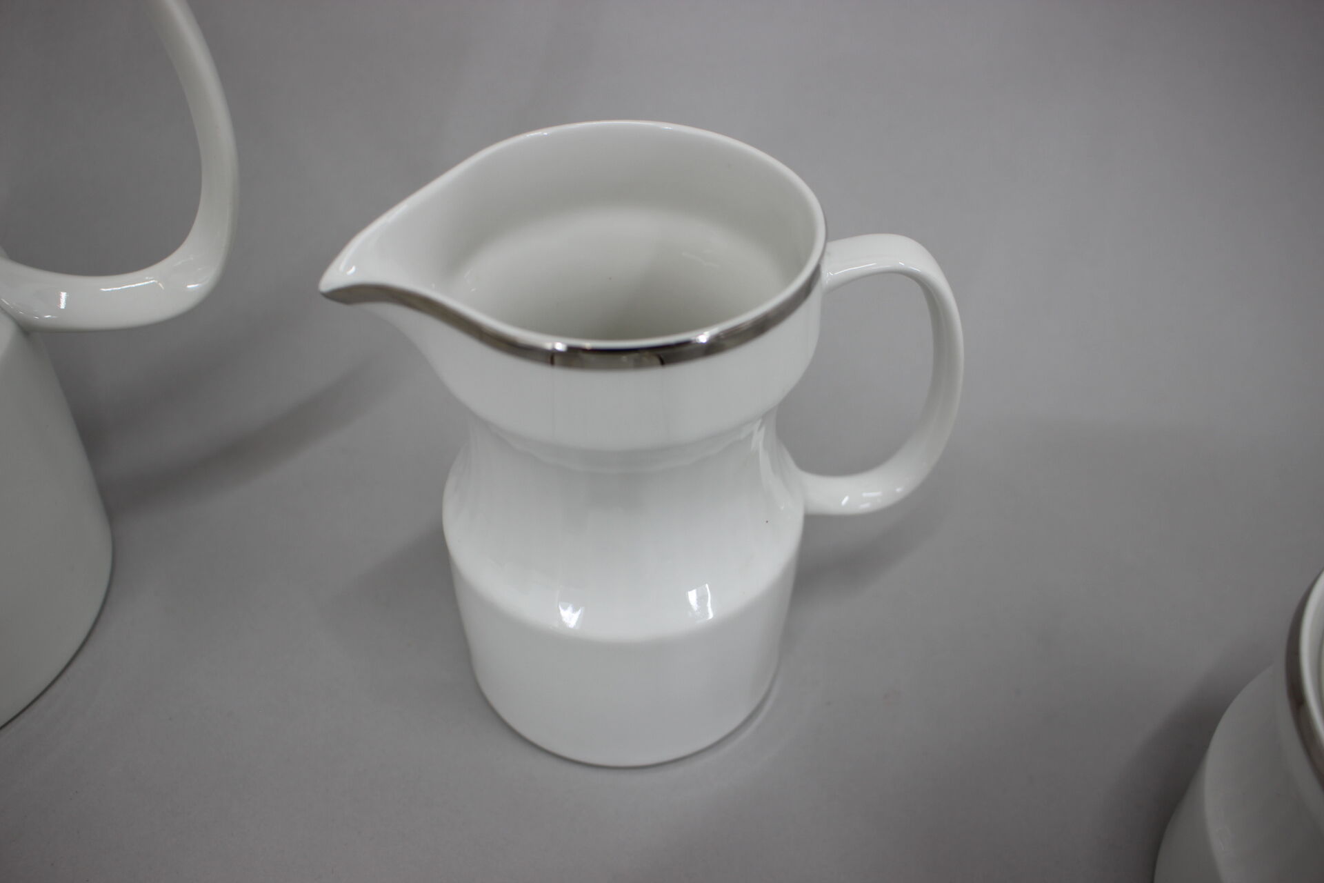 1964 Jaroslav Jezek Exlusive Porcelain Tea Set "Nefertiti", Czechoslovakia