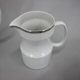 1964 Jaroslav Jezek Exlusive Porcelain Tea Set "Nefertiti", Czechoslovakia