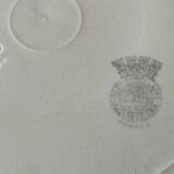 6 antique dessert plates in faience from badonviller