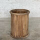 Wooden umbrella stand walking stick holder