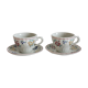 2 cups and subcups Churchill Staffordshire England