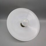 Antique white opaline pendant light