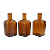Trio of amber vials
