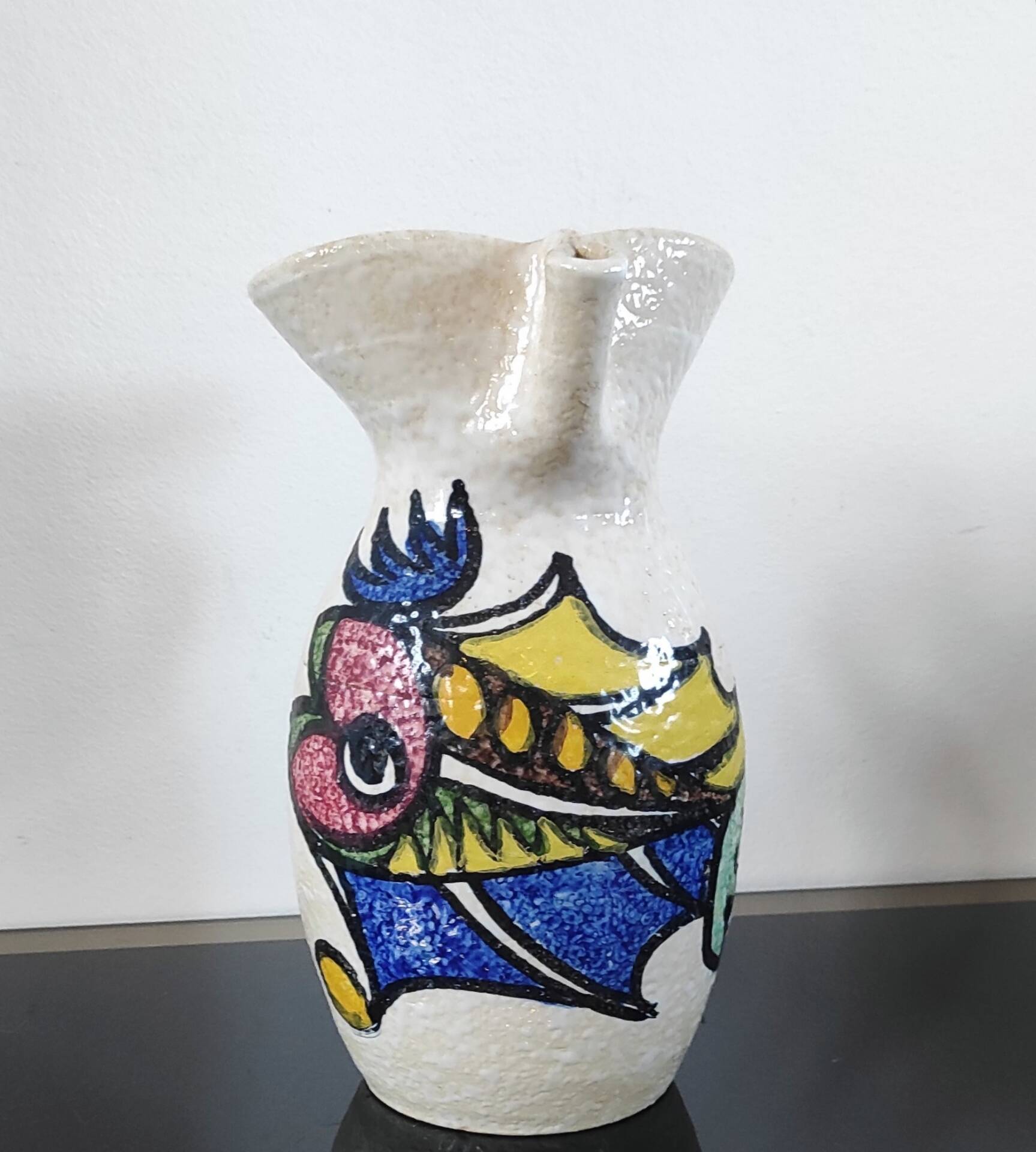 Vintage Vallauris ceramic jug