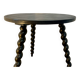 Guéridon, table d'appoint en bois noir