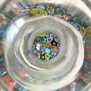 Murano millefiori blown glass carafe