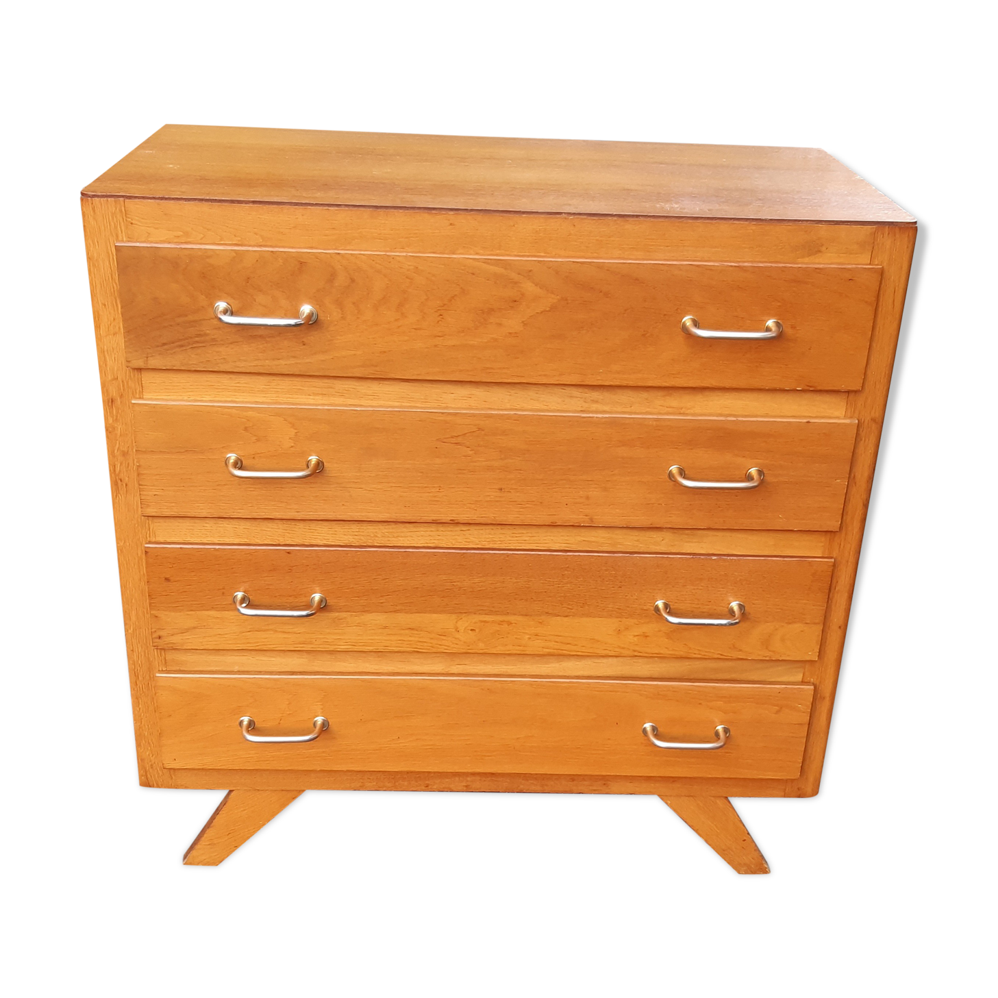 Commode vintage chêne doré 1950