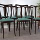 Ensemble de 8 chaises de salle à manger Guiglemo Ulrich *RARE*