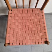 Set of 4 vintage 1980s "Racine" chairs for Roche-Bobois