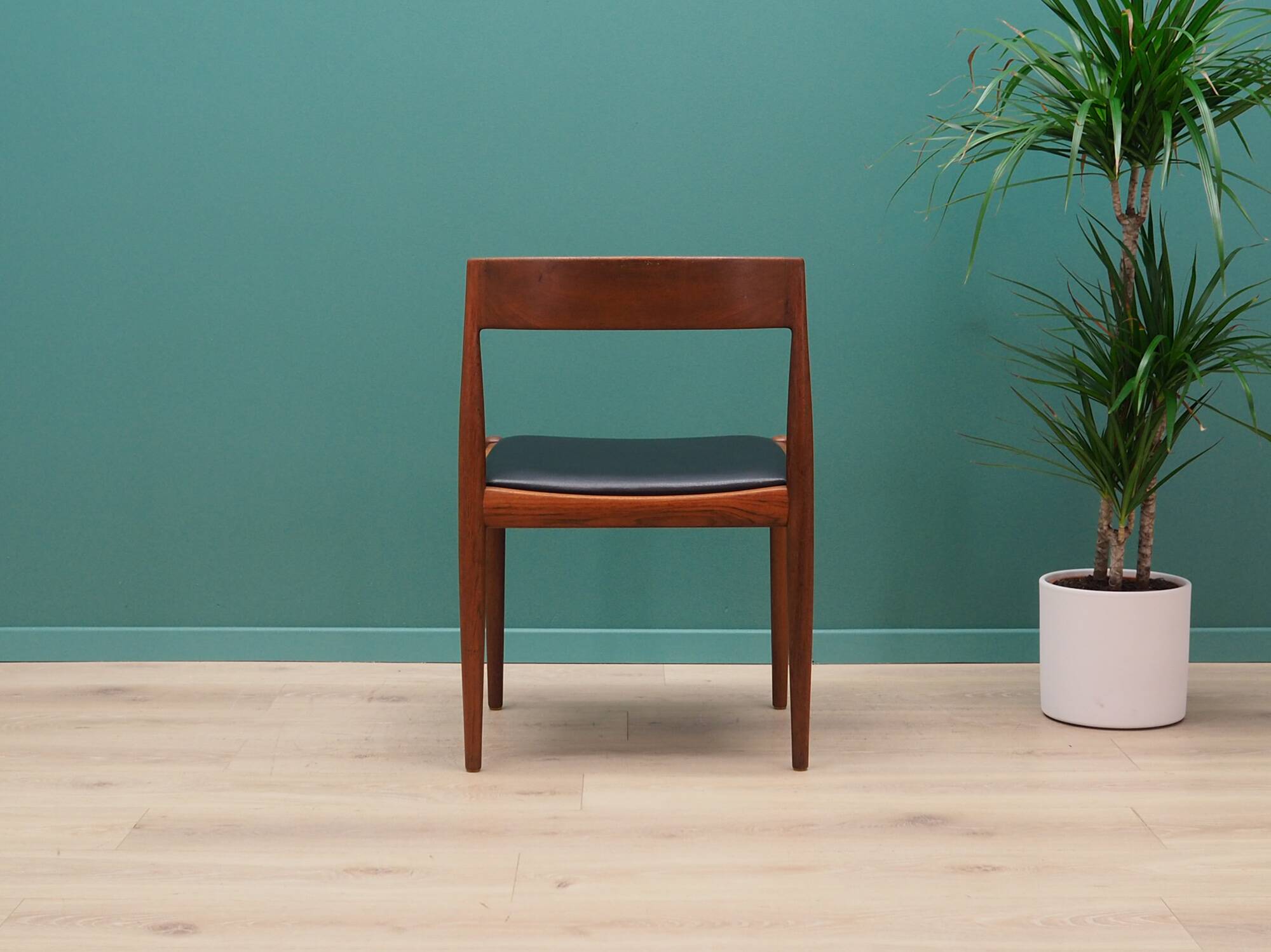 Set of four teak chairs, Danish design, 1970s, designer: Kai Kristiansen, m