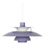 Rare indigo PH 5 pendant lamp by Poul Henningsen, Louis Poulsen, 1958