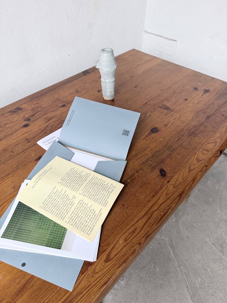 Mountain furniture table made of solid pine