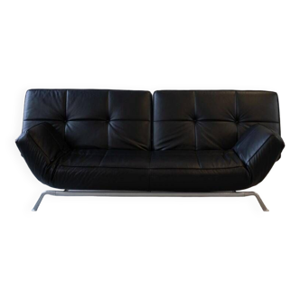 Smala Cinna convertible leather sofa - Ligne Roset