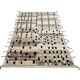 Modern Moroccan Berber Beni Ourain design Rug. 100% Wool. Custom Options Available