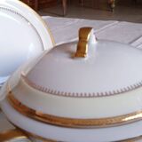 Chastagner Limoges porcelain dinner service, 1930s