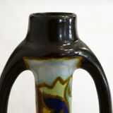 Vase amphora faience mate