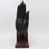Buddha hand statue bookend