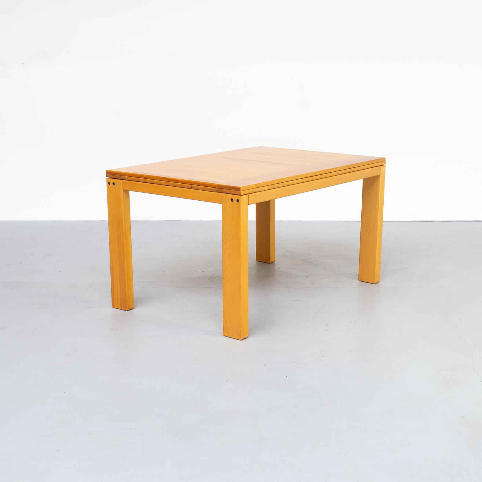 70 beech wood extendable dining table for Ibisco