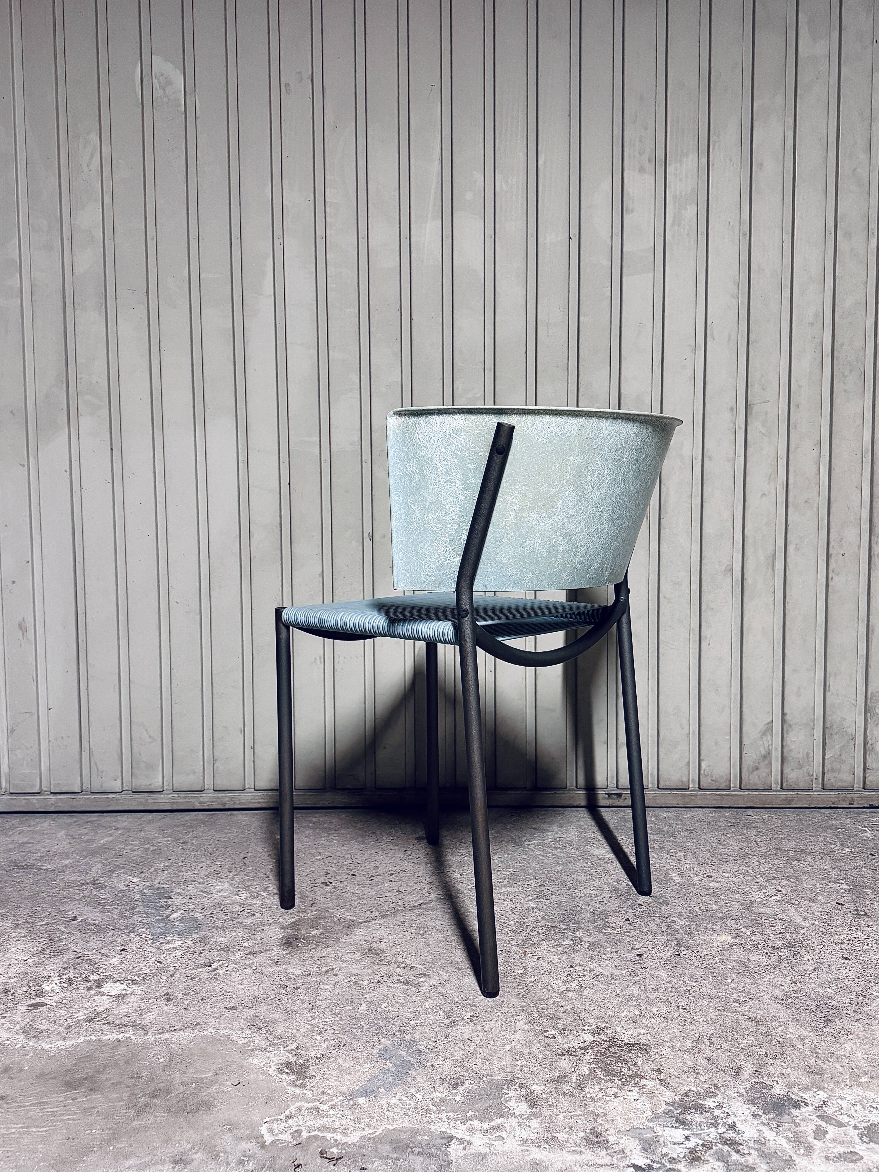 Lila hunter chair, fibreglass, Philippe Starck - XO - 1988