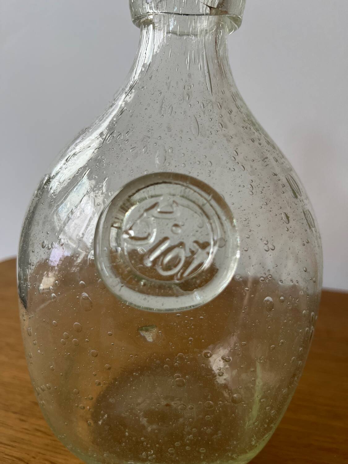 Biot bubble glass pitcher bottle