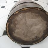 Porte-parapluie en bois et laiton ancien