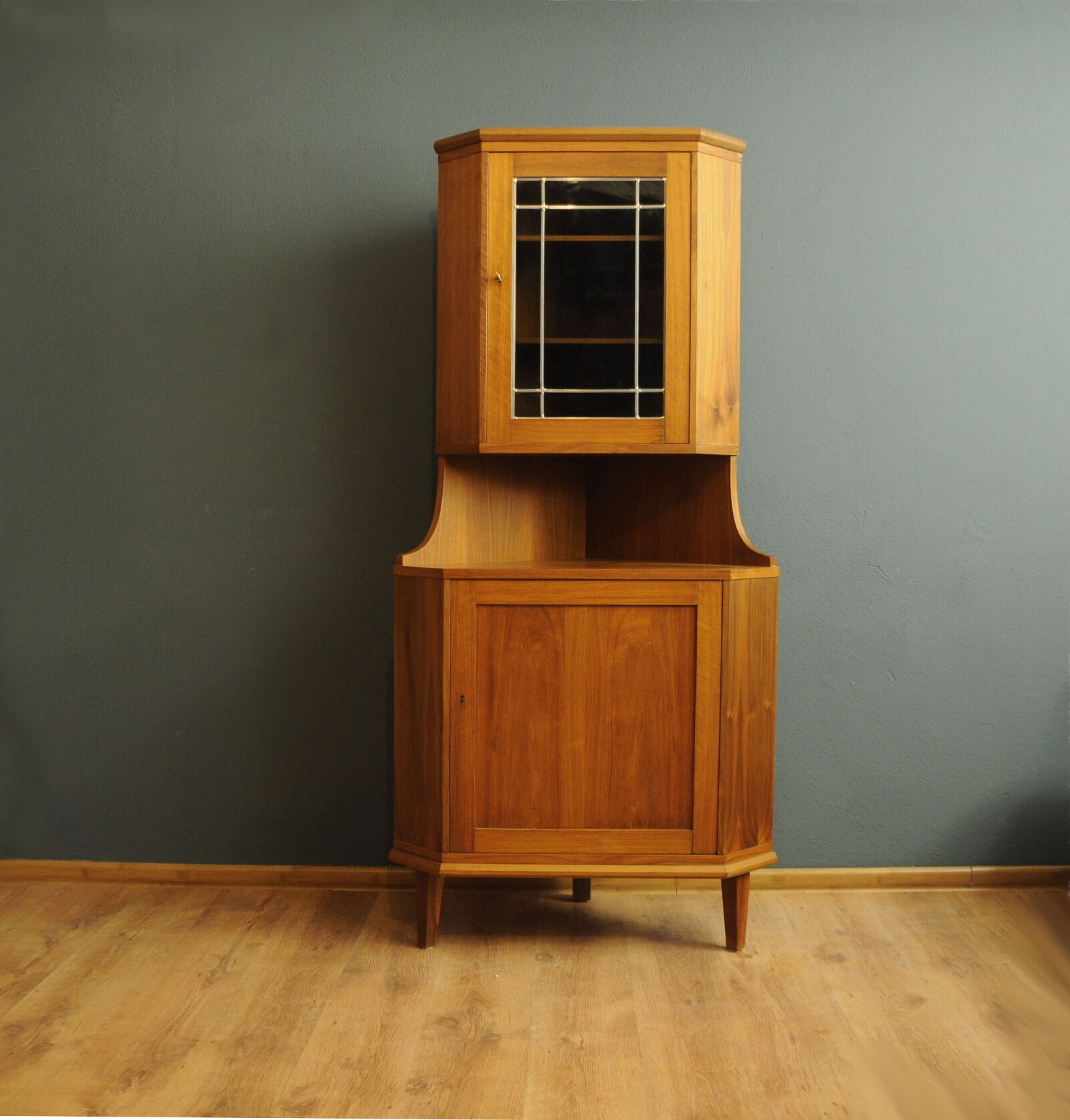Danish teak corner cabinet, 1960s