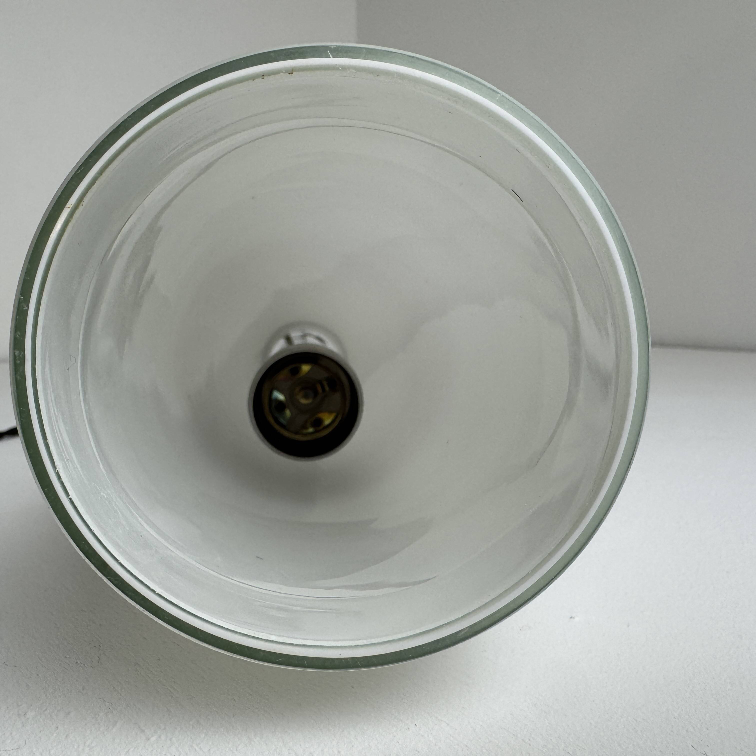 Vintage 1970 opaline suspension light