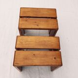 Pair of stools by Charlotte Perriand for Arcs, 1960