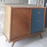 Bahut ou commode chêne années 50