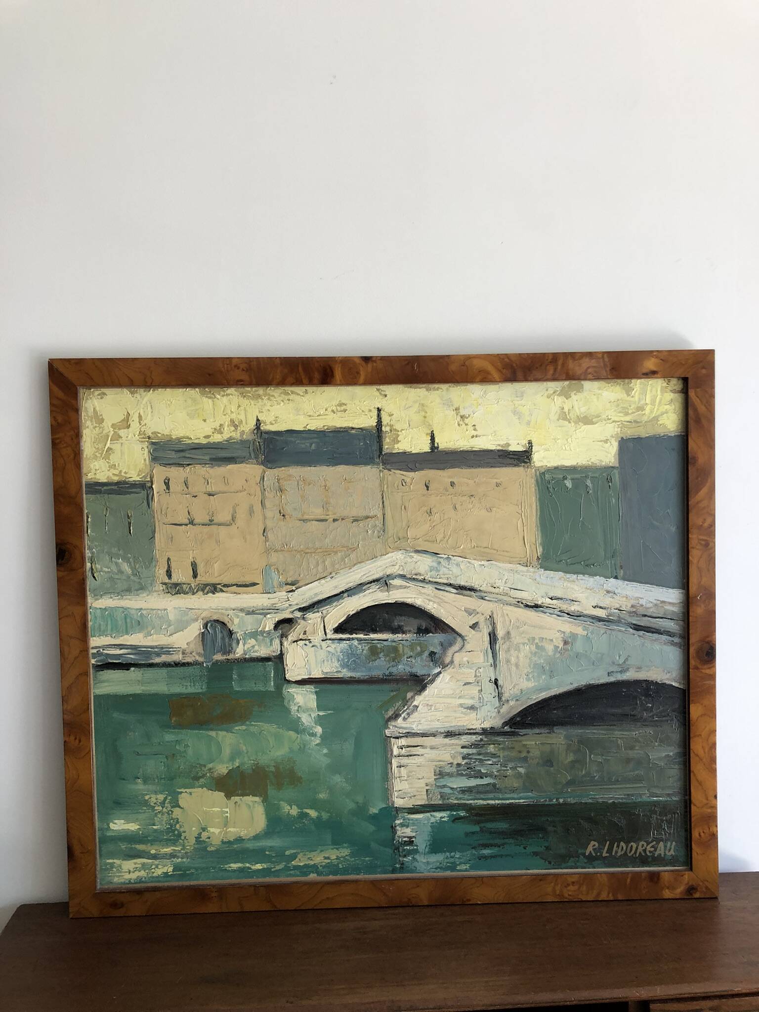 R. Lidoreau The new bridge, Paris