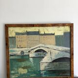 R. Lidoreau The new bridge, Paris