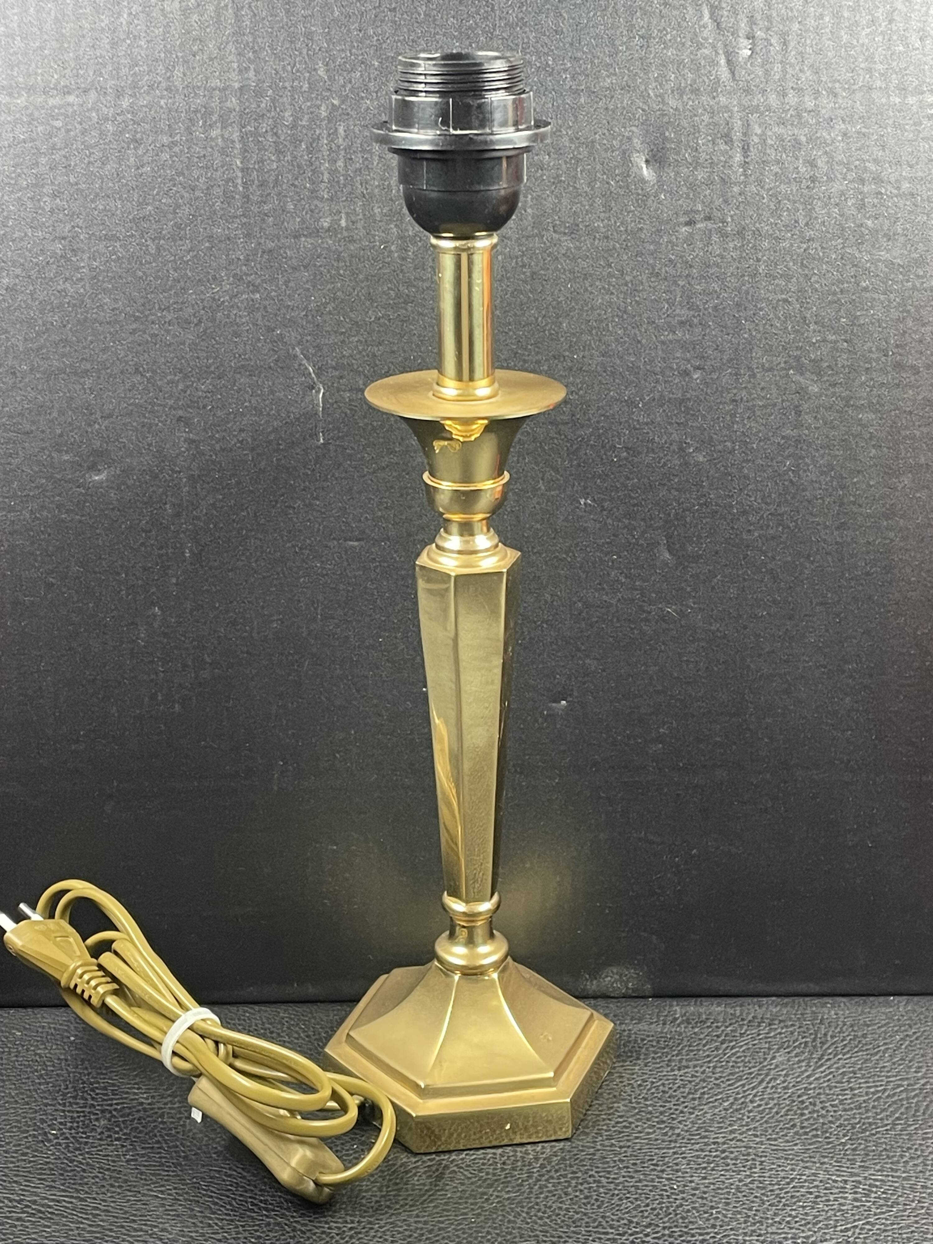 designer brass lamps with its lampshade